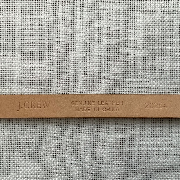 J.Crew Metallic Gold Leather Adjustable Belt Size M NEW - Picture 6 of 12